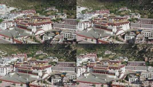 西藏拉萨哲蚌寺风光高清在线视频素材下载
