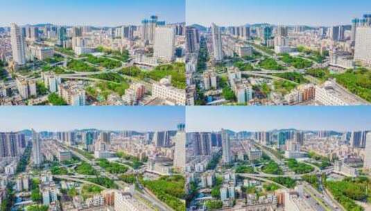 深圳宝安区城市地标延时视频高清在线视频素材下载