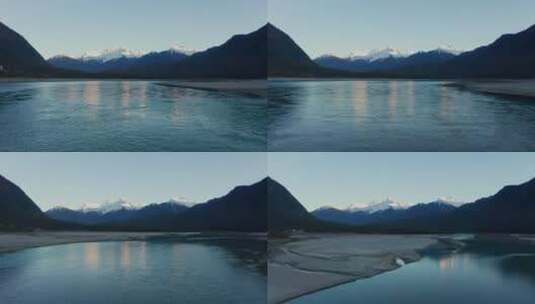 航拍西藏古乡湖风景高清在线视频素材下载