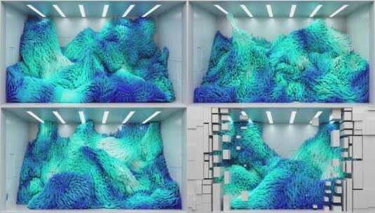 原创裸眼3D系列01-海浪高清在线视频素材下载