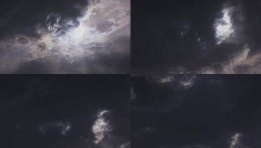 乌云中太阳移动情绪镜头高清高清在线视频素材下载