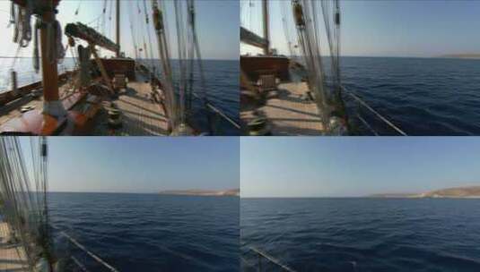 帆船航海扬帆起航远航励志梦想征程37高清在线视频素材下载