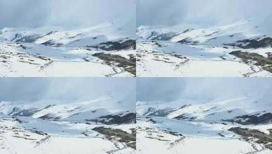 巍峨的雪山高清在线视频素材下载