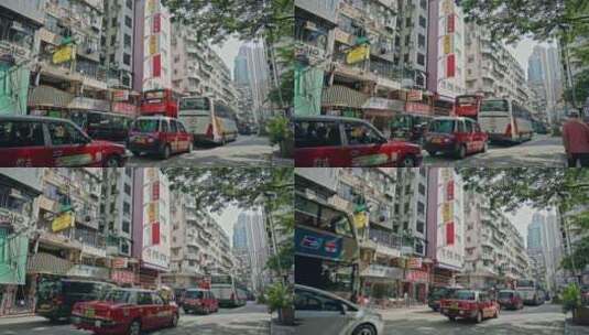 香港油尖旺区上海街高清在线视频素材下载
