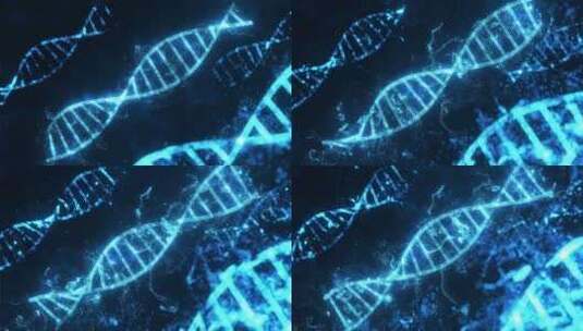 三维DNA螺旋动画高清在线视频素材下载