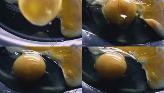 煎鸡蛋特写煎鸡蛋高清在线视频素材下载
