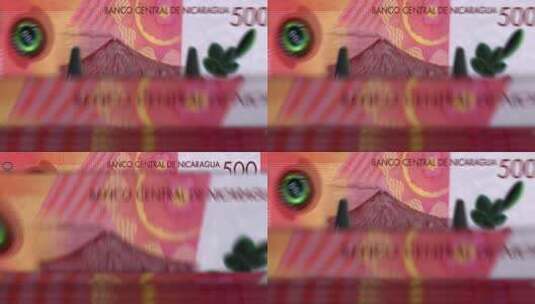 尼加拉瓜科尔多瓦oro点钞机下循环高清在线视频素材下载