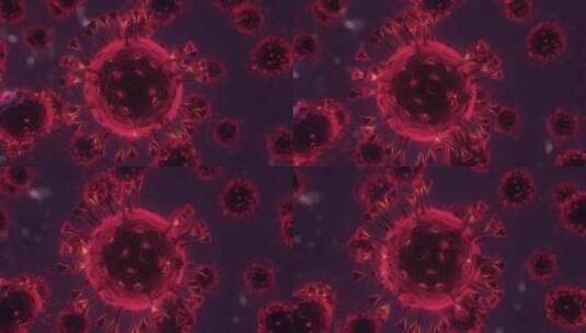 神秘恐怖的新冠病毒高清在线视频素材下载