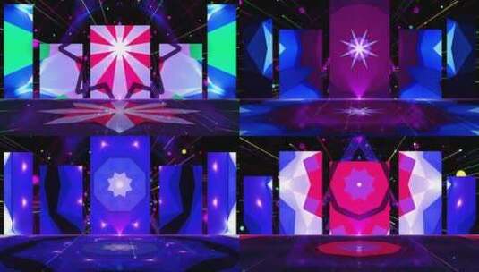 4k炫酷动感歌舞晚会舞台背景高清在线视频素材下载