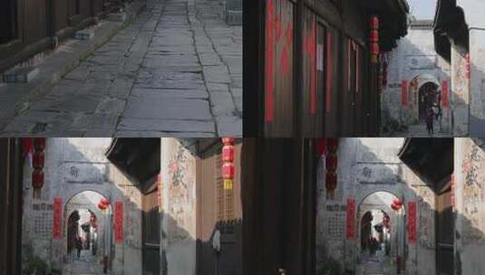 湖南黔阳古城古街小巷02【套组】高清在线视频素材下载