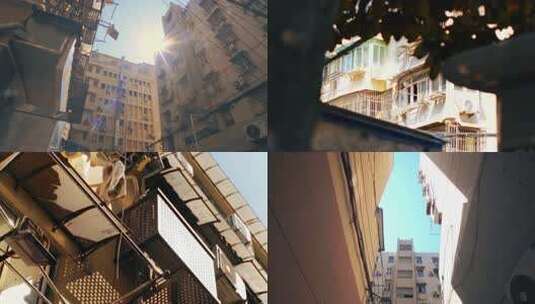 人文街景城中村扫街街拍高清在线视频素材下载