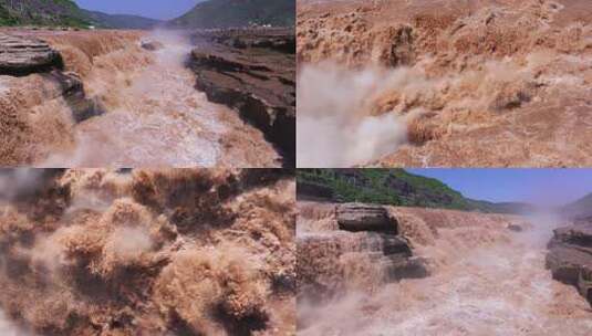 黄河壶口瀑布高清在线视频素材下载