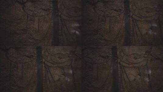 粗糙深色墙面纹理素材高清在线视频素材下载