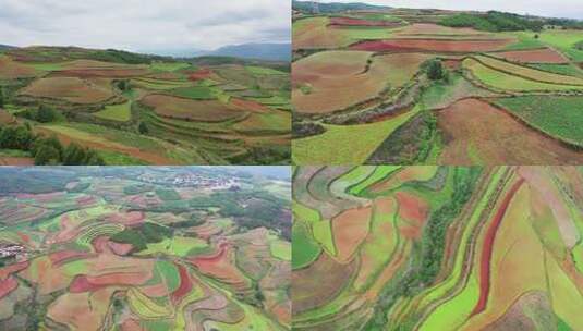 云南东川红土地高清在线视频素材下载