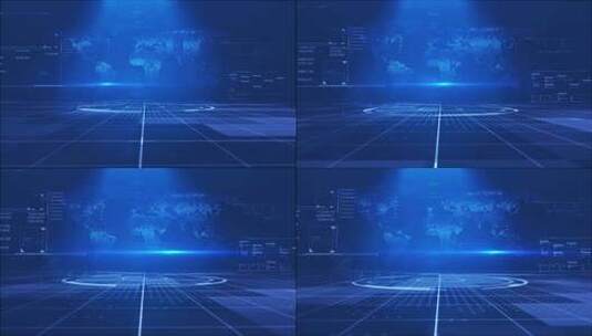 科技感世界地图背景素材高清在线视频素材下载