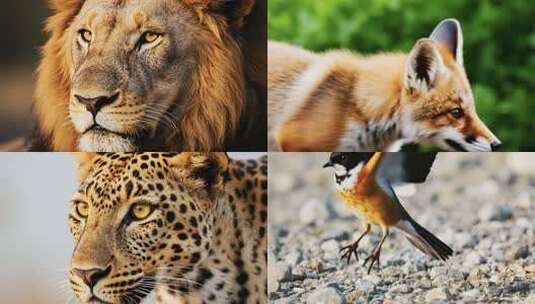 各种野生动物动物合集高清在线视频素材下载