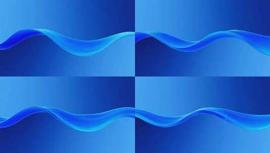 蓝色动感波浪背景素材高清在线视频素材下载