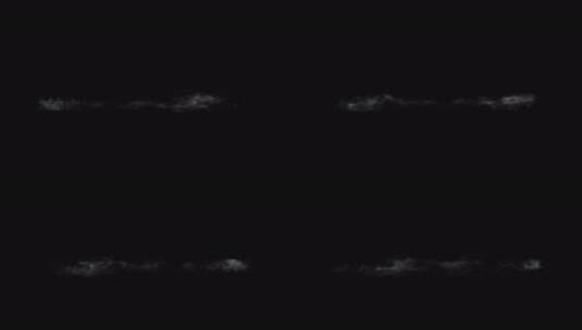黑色背景烟雾特效高清在线视频素材下载