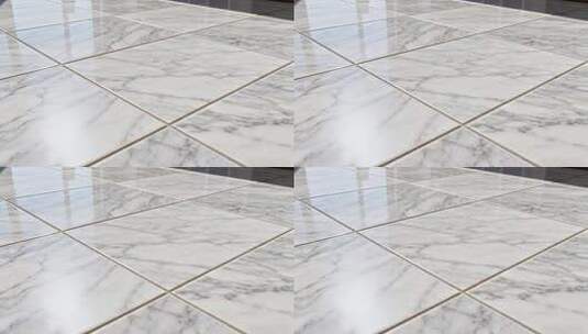 大理石瓷砖地面特写高清在线视频素材下载