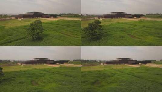 二里头夏都遗址博物馆高清在线视频素材下载