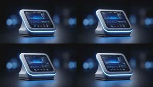 未来科技医疗设备数据分析界面高清在线视频素材下载