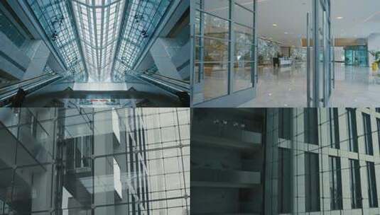 商场电梯 商场内部空间高清在线视频素材下载