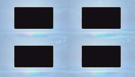 白色灰色高调高级视频框透明框20秒高清在线视频素材下载