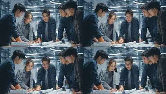 商务精英团队合作高清在线视频素材下载