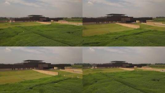 二里头夏都遗址博物馆高清在线视频素材下载