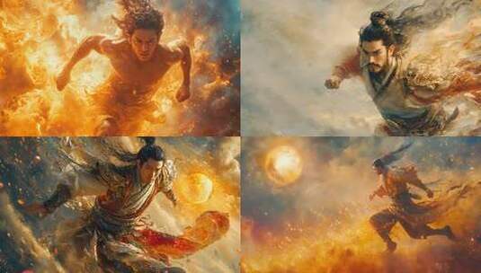 夸父追日高清在线视频素材下载