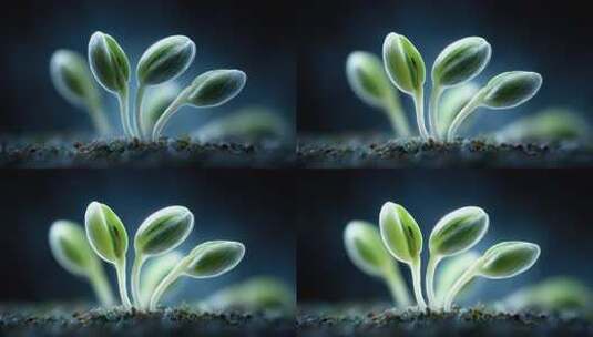 破土萌芽的幼苗孕育无限希望高清在线视频素材下载