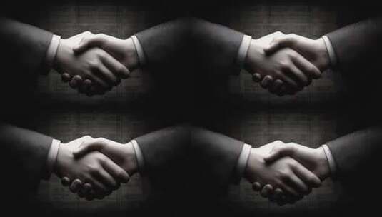 商业合作握手达成共识高清在线视频素材下载
