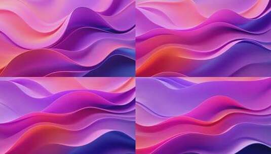 彩色波浪动感背景高清在线视频素材下载