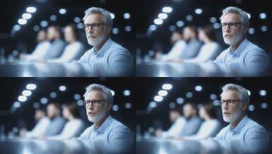 专业团队会议讨论未来发展战略高清在线视频素材下载