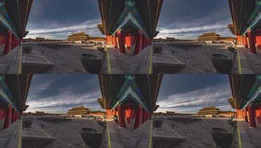 庄严雄伟的紫禁城高清在线视频素材下载