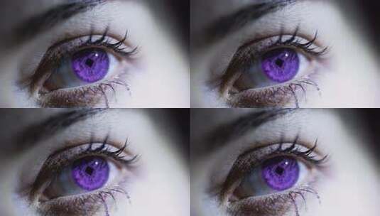 人物眼睛微距特写素材高清在线视频素材下载