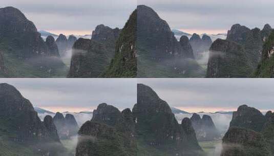 广西贺州，十里画廊，文旅宣传高清在线视频素材下载