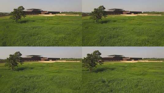 二里头夏都遗址博物馆高清在线视频素材下载