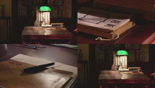 30年代40年代进步书籍进步书刊高清在线视频素材下载