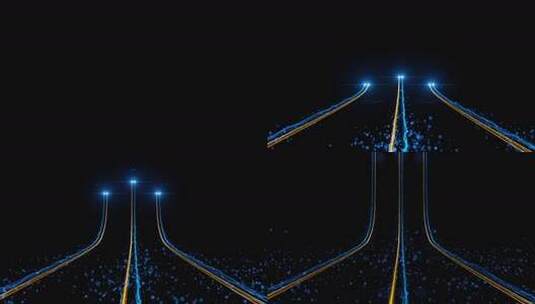 线条粒子高清在线视频素材下载