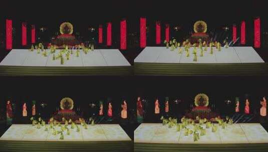 舞台演出舞蹈表演画面高清在线视频素材下载