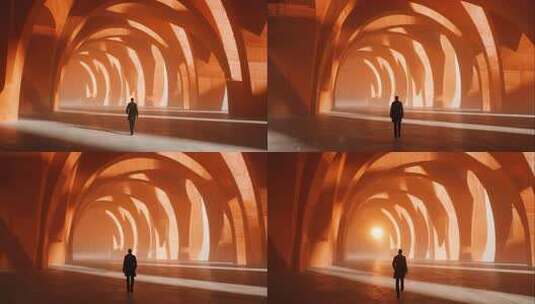 2026新年走向光明希望励志史诗场景高清在线视频素材下载