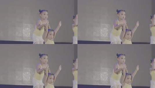 幼儿舞台舞蹈表演高清在线视频素材下载