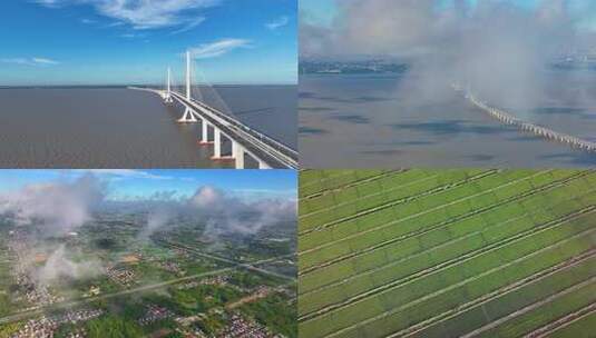 上海 崇明岛 宣传片 延时摄影高清在线视频素材下载