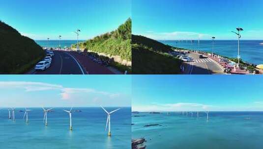福建平潭岛自然风光航拍视频素材高清在线视频素材下载