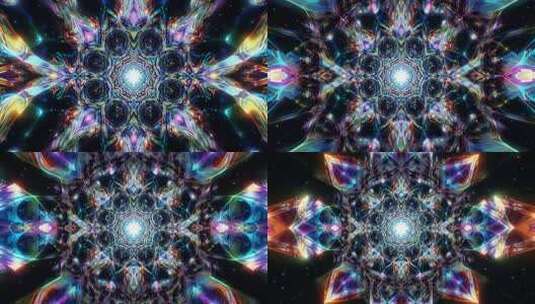 绚丽几何光影动态素材高清在线视频素材下载