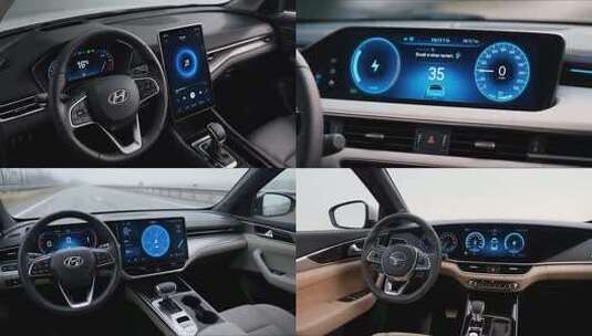 新能源汽车智能座舱展示合集高清在线视频素材下载