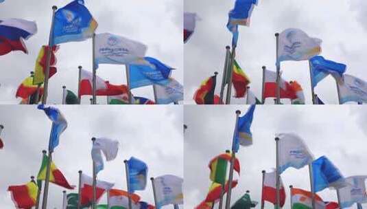 上海第八届进口博览会  上海进博会高清在线视频素材下载