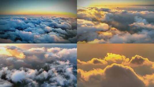 4k云海奔腾壮丽山河大气开场宣传片高清在线视频素材下载