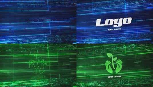 高科技LOGO开场AE模板高清AE视频素材下载